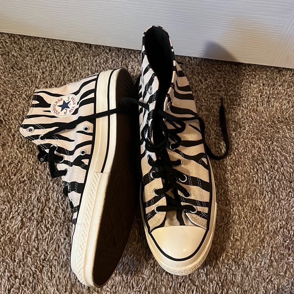 Zebra Chuck Taylor Converse